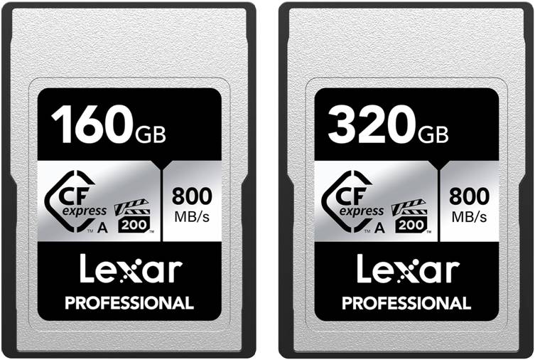 Lexar CF Professional CFexpress Type A Card SILVER Series 160GB 320GB