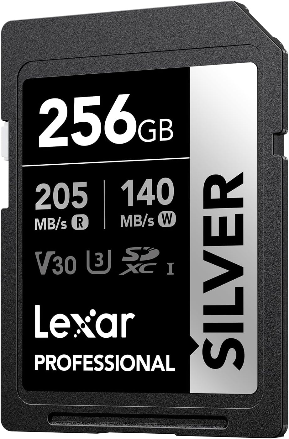 Lexar SD Professional SILVER UHS-I Memory Card 64GB 128GB 256GB