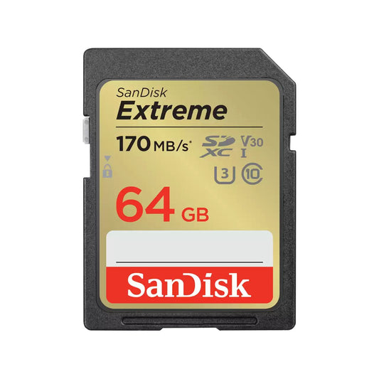 Sandisk SD Extreme 180MB/s Read Flash Memory Card 32GB 64GB 128GB 256GB 512GB