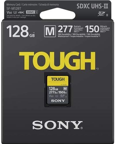 Sony SD M TOUGH Series UHS-II Flash Memory Card 64GB 128GB 256GB