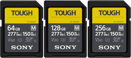 Sony SD M TOUGH Series UHS-II Flash Memory Card 64GB 128GB 256GB