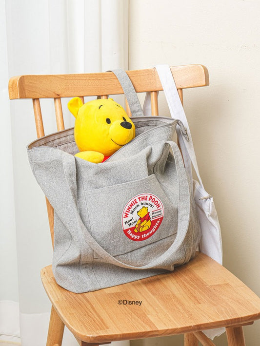 🤩🤩🤩韓國直送 Winnie the Pooh 拉鍊Eco Bag